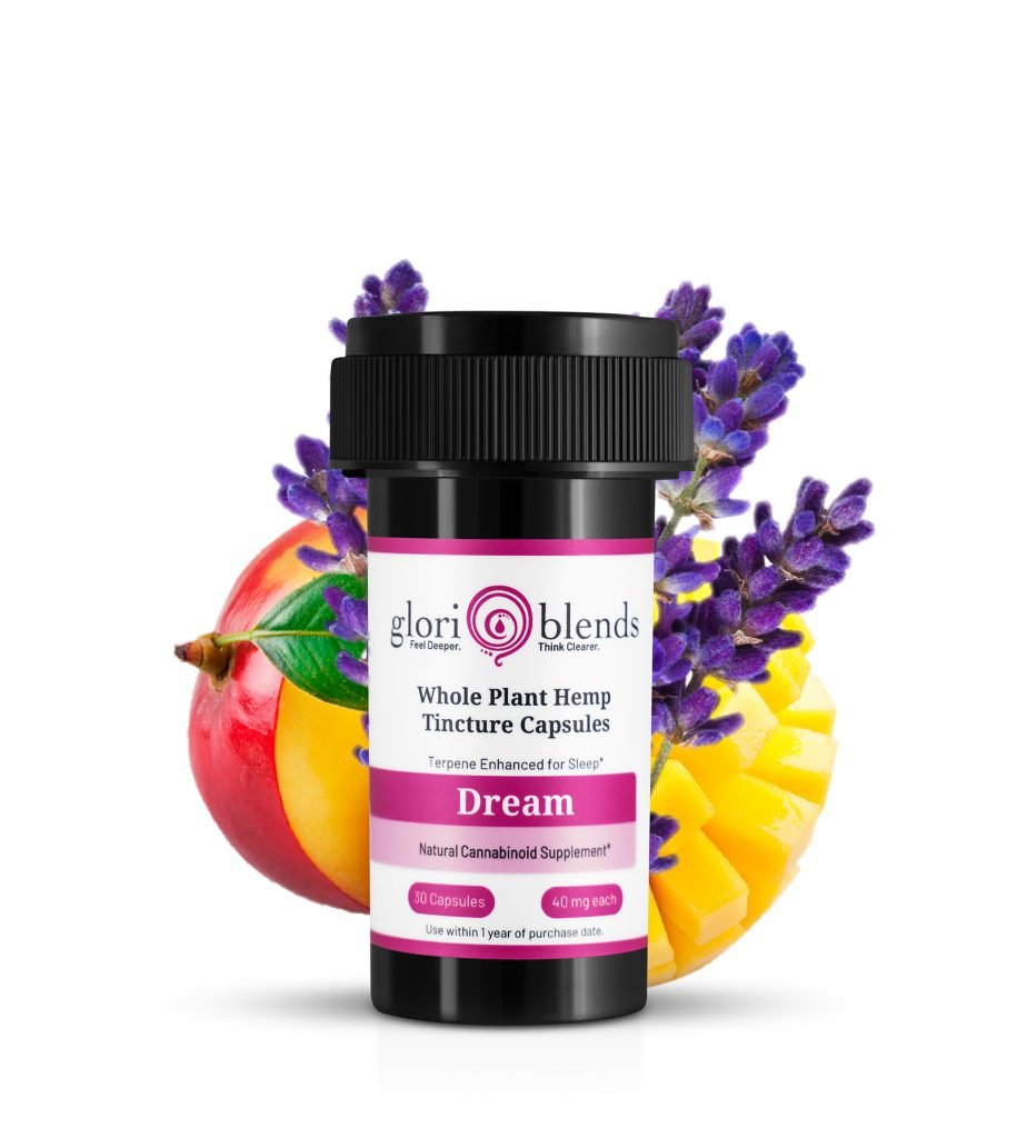 Capsules-Dream-‘Sleep’-915x1024 Dream 'Sleep' | 40mg CBD Capsules | Terpene Enhanced for Sleep - Image 1