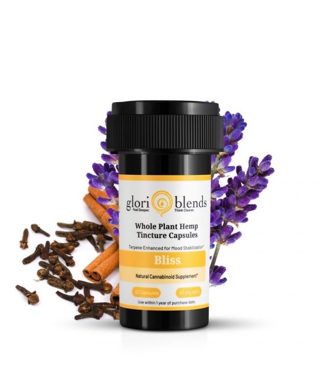 Bliss 'Mood Stabilization' | 40mg CBD Capsules | Terpene Enhanced for Mood