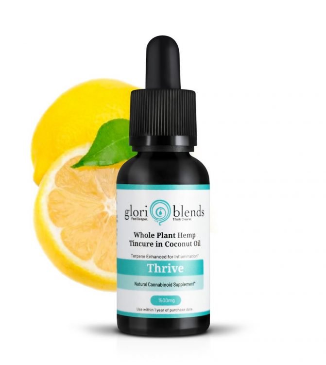 Thrive 'Inflammation' | 37.5mg CBD/.75ml | 7mg Terpene Blend Enhanced for Inflammation