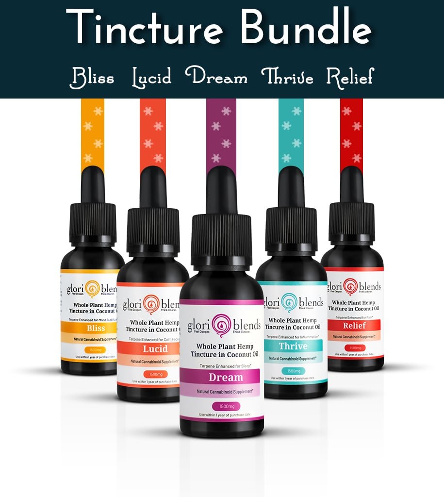 Holiday-Sale-Bundle-IMG-Colored-min Glori Blend's Tincture Bundle - Image 1