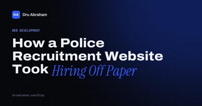 How a Police Recruitment Website Took Hiring Off Paper