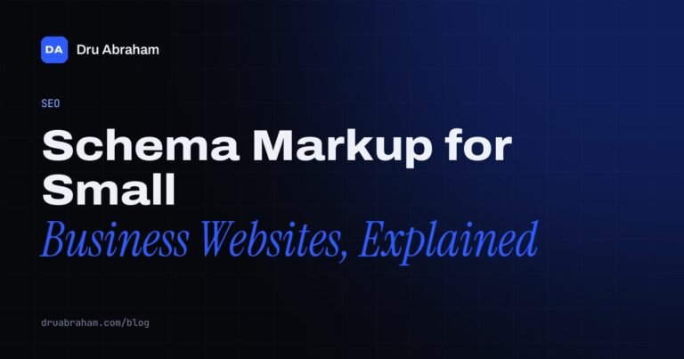 Schema Markup for Small Business Websites, Explained