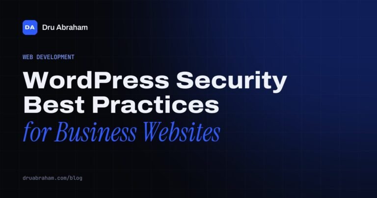 WordPress Security Best Practices for Business Websites